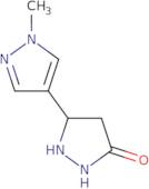 5-(1-Methyl-1H-pyrazol-4-yl)pyrazolidin-3-one