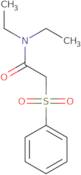 2-(Benzenesulfonyl)-N,N-diethylacetamide