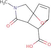 3-Methyl-4-oxo-10-oxa-3-aza-tricyclo[5.2.1.0*1,5*]dec-8-ene-6-carboxylic acid