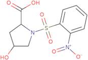 4-Hydroxy-1-(2-nitrobenzenesulfonyl)pyrrolidine-2-carboxylic acid