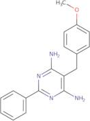 6-Amino-5-(4-methoxybenzyl)-2-phenyl-4-pyrimidinylamine