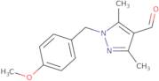 1-[(4-Methoxyphenyl)methyl]-3,5-dimethyl-1H-pyrazole-4-carbaldehyde