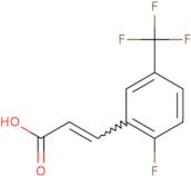 (2E)-3-[2-Fluoro-5-(trifluoromethyl)phenyl]prop-2-enoic acid