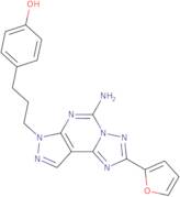 4-[3-[5-Amino-2-(2-furanyl)-7H-pyrazolo[4,3-e][1,2,4]triazolo[1,5-c]pyrimidin-7-yl]propyl]phenol