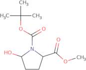 1-(tert-Butyl) 2-methyl (2S)-5-hydroxypyrrolidine-1,2-dicarboxylate