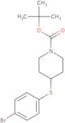 tert-Butyl 4-(4-bromophenyl)sulfanylpiperidine-1-carboxylate