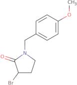 3-Bromo-1-[(4-methoxyphenyl)methyl]pyrrolidin-2-one