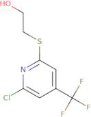 2-Chloro-6-(2-hydroxyethylsulfanyl)-4-(trifluoromethyl)pyridine