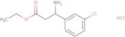 Ethyl 3-amino-3-(3-chlorophenyl)propanoate hydrochloride