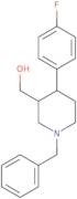 rac-[(3R,4S)-1-Benzyl-4-(4-fluorophenyl)piperidin-3-yl]methanol, trans
