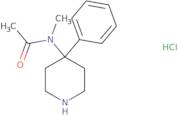 N-Methyl-N-(4-phenylpiperidin-4-yl)acetamide hydrochloride