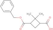 (1S,3R)-3-((Benzyloxy)carbonyl)-2,2-dimethylcyclobutane-1-carboxylic acid