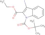 1-tert-Butyl 2-ethyl 3-iodo-1H-indole-1,2-dicarboxylate