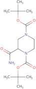 (S)-Di-tert-butyl 2-carbamoylpiperazine-1,4-dicarboxylate