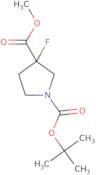 3-Methyl (3S)-1-boc-3-fluoropyrrolidine-3-carboxylate