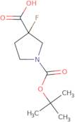 (3S)-1-[(tert-Butoxy)carbonyl]-3-fluoropyrrolidine-3-carboxylic acid