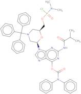 [(2S,6R)-6-{N2-(Isobutyryl)-O6-(diphenylcarbomoyl)guanin-9-yl}-4-tritylmorpholin-2-yl]methyl dimet…