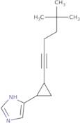 4-(2-(5,5-Dimethylhex-1-inyl)-cyclopropyl)imidazol