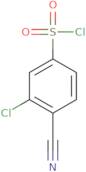 3-Chloro-4-cyanobenzenesulfonyl chloride