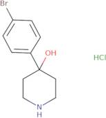 4-Piperidinol, 4-(4-bromophenyl)-, hydrochloride (1:1)