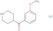 -4(3-Methoxybenzoyl)Piperidine Hydrochloride