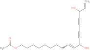 1-Acetoxy-9,17-octadecadiene-12,14-diyne-11,16-diol