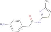 2-(4-Aminophenyl)-N-(4-methyl-1,3-thiazol-2-yl)acetamide