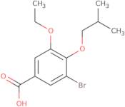 3-Bromo-5-ethoxy-4-isobutoxybenzoic acid