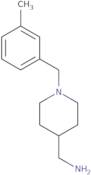 {1-[(3-Methylphenyl)methyl]piperidin-4-yl}methanamine