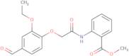 Methyl 2-([(2-ethoxy-4-formylphenoxy)acetyl]amino)benzoate