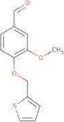 3-Methoxy-4-(thiophen-2-ylmethoxy)benzaldehyde