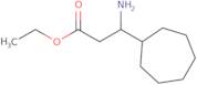 Ethyl 3-amino-3-cycloheptylpropanoate