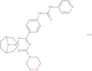 1-[4-[4-Morpholin-4-yl-6-(3-oxa-8-azabicyclo[3.2.1]octan-8-yl)-1,3,5-triazin-2-yl]phenyl]-3-pyridi…
