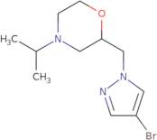 2-[(4-Bromo-1H-pyrazol-1-yl)methyl]-4-(propan-2-yl)morpholine