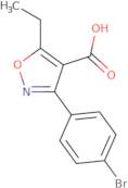 3-(4-Bromophenyl)-5-ethyl-1,2-oxazole-4-carboxylic acid