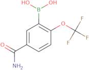 5-Carbamoyl-2-(trifluoromethoxy)phenylboronic acid