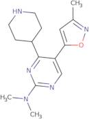 N,N-Dimethyl-5-(3-methylisoxazol-5-yl)-4-(4-piperidyl)pyrimidin-2-amine dihydrochloride