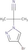 2-(4-Bromo-1H-pyrazol-1-yl)-2-methylpropanenitrile