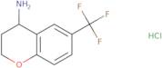 (4S)-6-(Trifluoromethyl)-3,4-dihydro-2H-1-benzopyran-4-amine hydrochloride