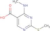 4-(Methylamino)-2-(methylthio)-5-pyrimidinecarboxylic acid