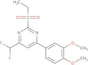 4-(Difluoromethyl)-6-(3,4-dimethoxyphenyl)-2-(ethylsulfonyl)pyrimidine