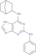 1H-Purine-2,6-diamine, N6-(1R,2S,4S)-bicyclo(2.2.1)hept-2-yl-N2-phenyl