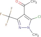 4-Acetyl-5-chloro-1-methyl-3-(trifluoromethyl)-1H-pyrazole
