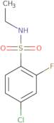 4-Chloro-N-ethyl-2-fluorobenzene-1-sulfonamide