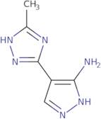 4-(5-Methyl-4H-[1,2,4]triazol-3-yl)-1H-pyrazol-3-ylamine