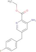 Ethyl 3-amino-5-(4-fluorobenzyl)picolinate