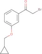 2-Bromo-1-[3-(cyclopropylmethoxy)phenyl]ethan-1-one