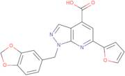 1-(1,3-Benzodioxol-5-ylmethyl)-6-(2-furyl)-1H-pyrazolo[3,4-b]pyridine-4-carboxylic acid