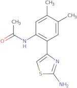 N-[2-(2-Amino-1,3-thiazol-4-yl)-4,5-dimethylphenyl]acetamide