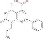 2,4-Dioxo-7-phenyl-1-propyl-1H,2H,3H,4H-pyrido[2,3-d]pyrimidine-5-carboxylic acid